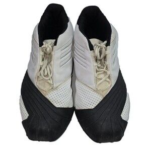 Adidas 382050 Men's Size 10 US Mid Top Sneakers White/Black - Pre-Owned